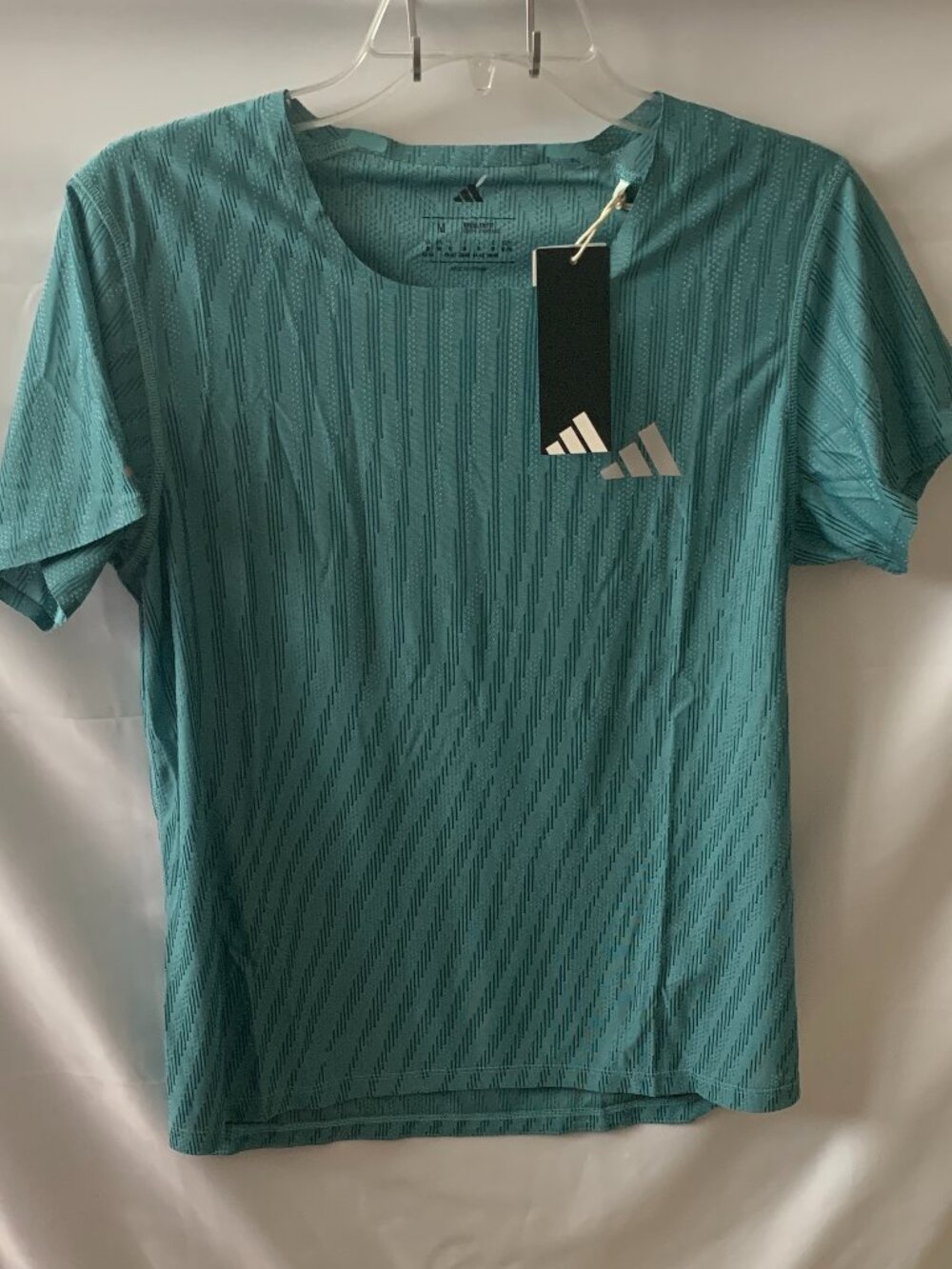 ADIDAS Adi365 Running Climacool+ Tee in Mint/Teal Sz MEDIUM